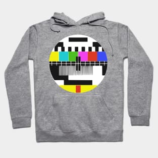 Funny Retro No Signal Retro TV Screen Hoodie